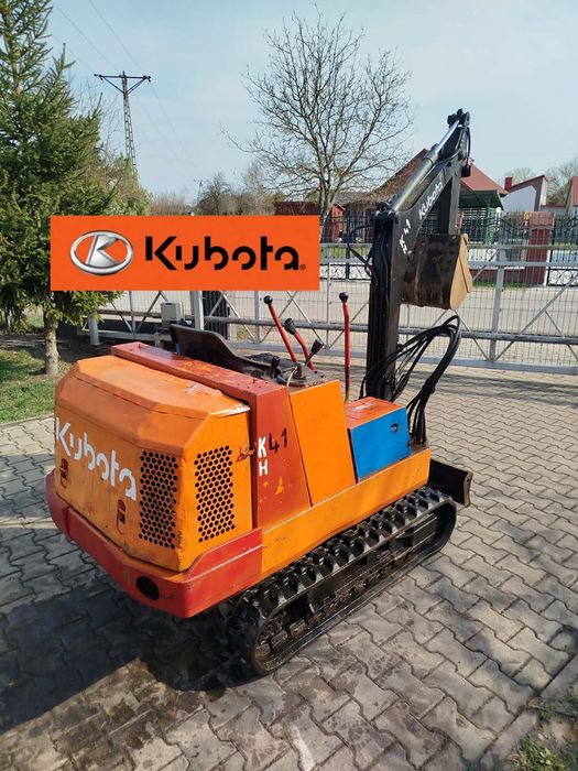 Kubota Kh41 Japońska Minikoparka gąsienicowa 1400kg  2 cylindry Diesel Sprowadzona Zobacz Film po serwisie olejowym  1397 mth Dobrze utrzymana minikoparka Kubota kh41