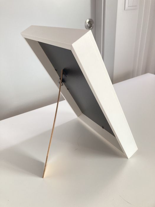 Moldura para foto ou gravura, branco