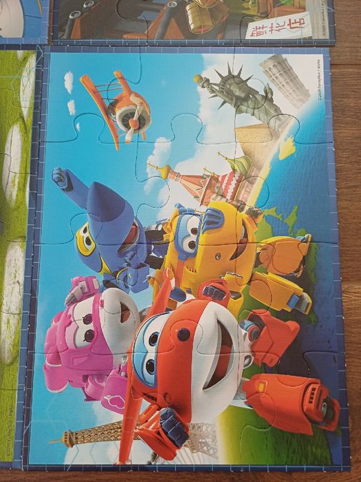 Puzzle Trefl 4w1 Super Wings kompletne