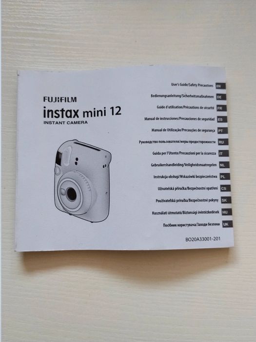 instax mini 12 + pokrowiec / etui
