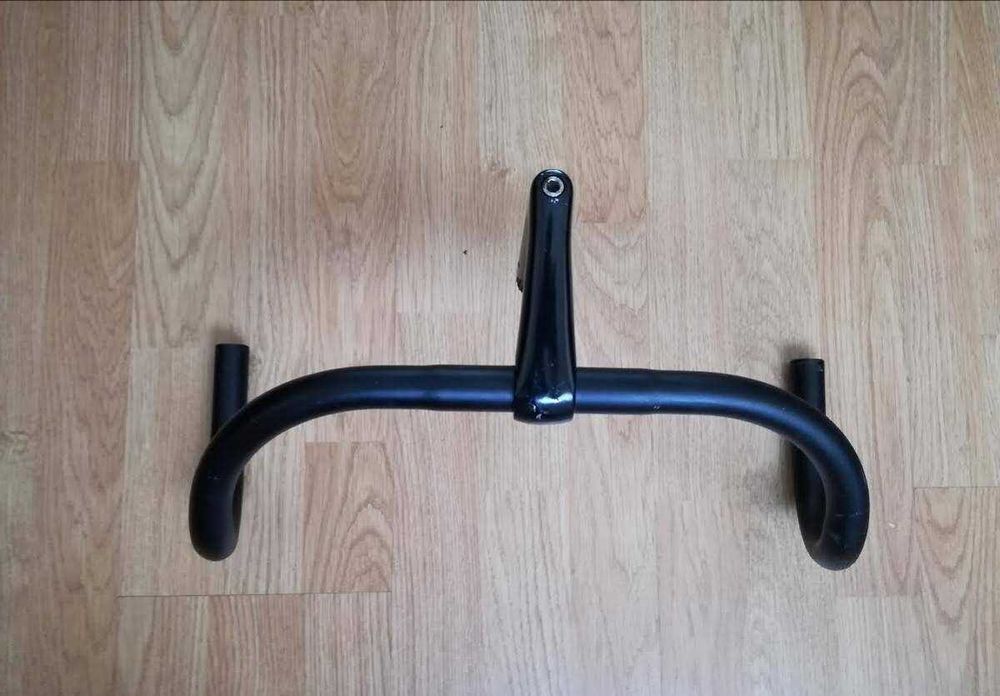 conjunto cockpit preto avanço e guiador