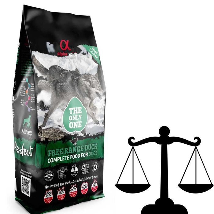Alpha Spirit DUCK Free Range karma półwilgotna dla psa 2 kg na wagę