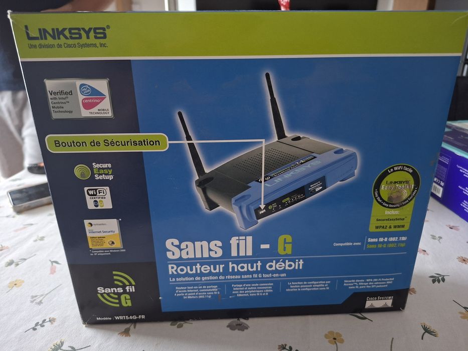 Router Linksys WRT54G-FR