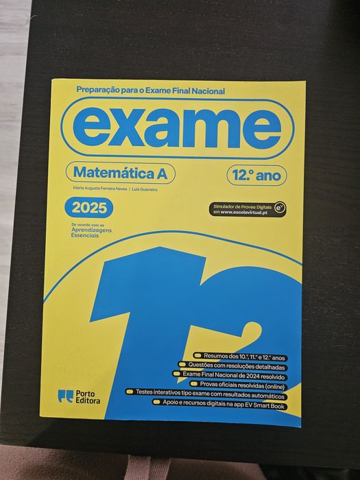 Livro de matemática para exame