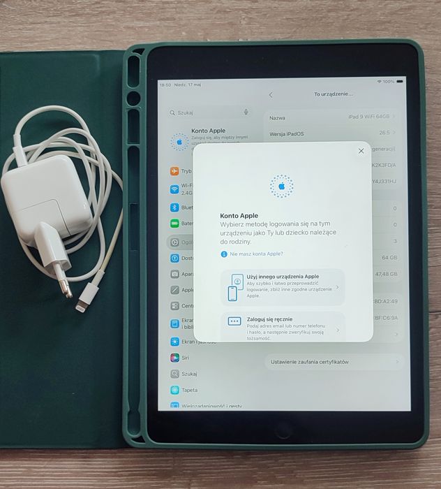 iPad 9 gen 64GB WiFi, IOS 26.5