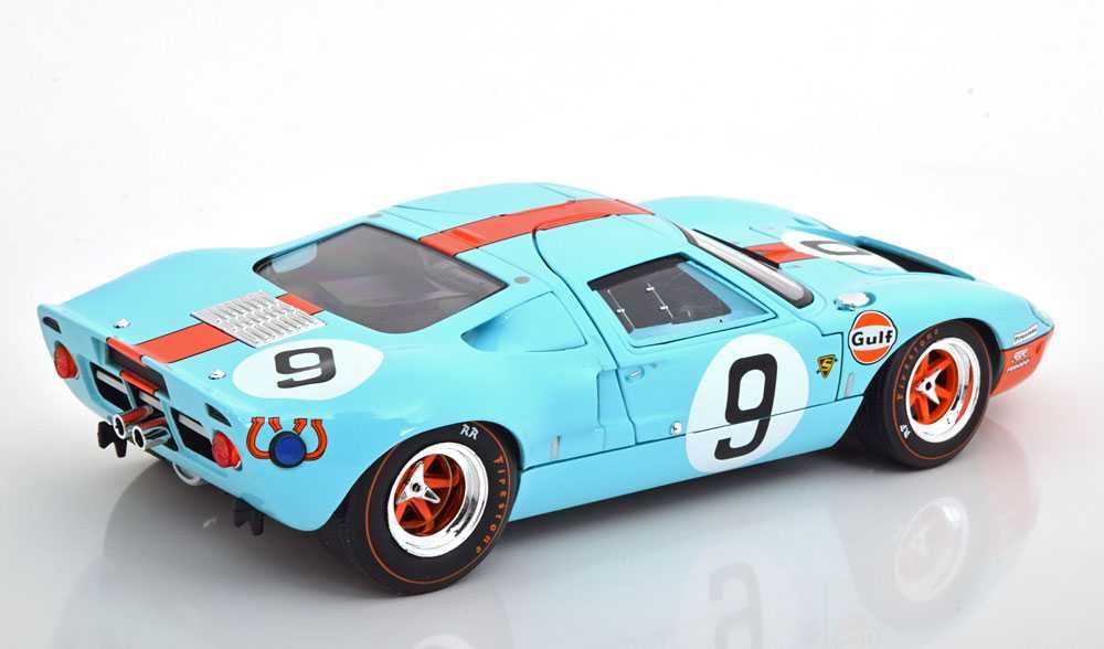 Ford GT40 "Gulf" #9 Vencedor Le Mans 1968 - 1/18 - Solido