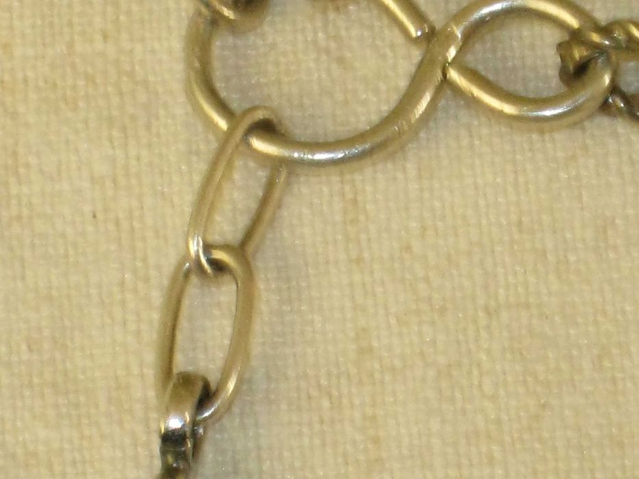 Correntes  Antigas para Relogio Bolso em Prata Lei 835. Contrastada