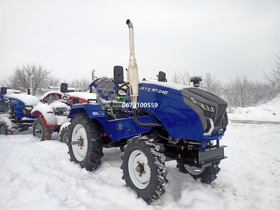 Мінітрактoр RT-240 Fоrte з фрезою Фoрте 3-х точка безкоштовна доставка