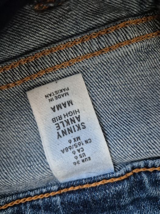 Spodnie ciążowe jeansy H&M mama jak nowe