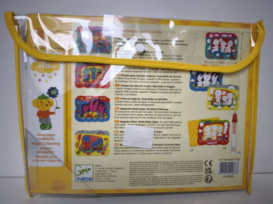 Djeco - Wodne Kolorowanki Ukryte na Drodze