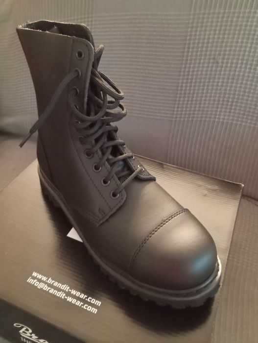 Botas Brandit Em Pele