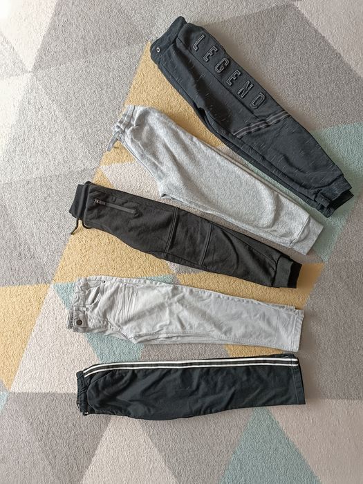 Paka zestaw spodnie dresowe jeans rurki joggersy h&m next Primark