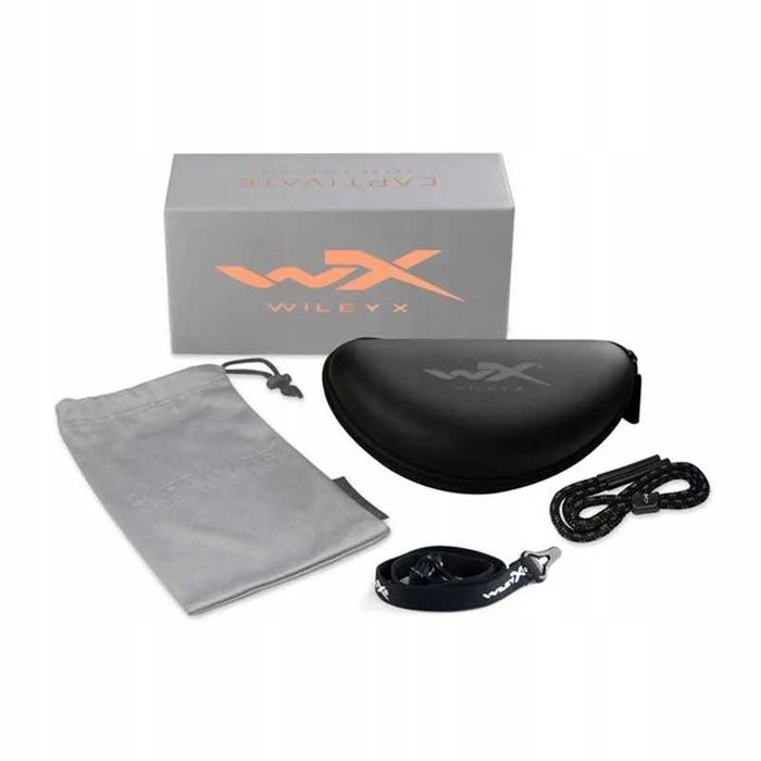 Okulary Wiley X BOSS Captivate Blue Mirror Matte Black Frame