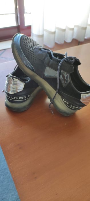 Sapatilhas homem marca Crown Leather italianas TM 42