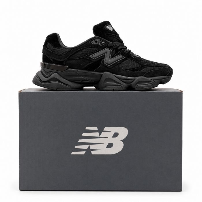 Кроссовки женские New Balance 9060 Triple Black U9060BPM Нью Беланс 9060  Size 38 ТОП