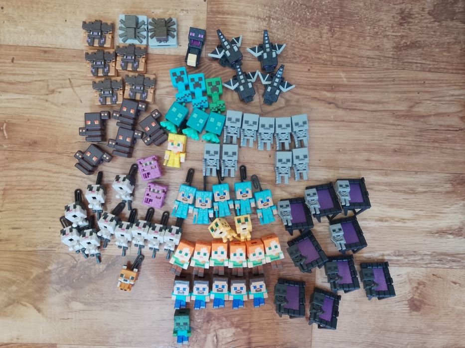Figurki kinder minecraft