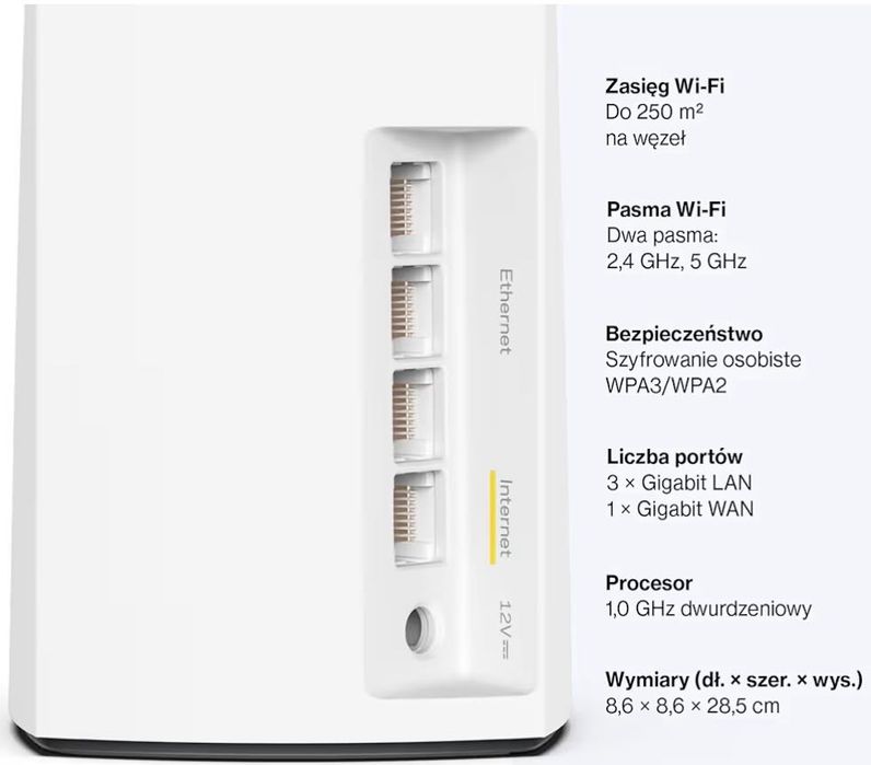 Router MX5500/MX5501 AX5400 - z Linksys Atlas Pro MX5503 Mesh WiFi6