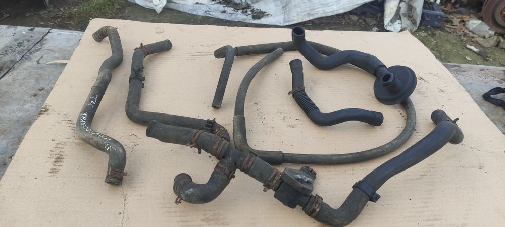 Патрубок фланец охолодження, кран пічки тройнік VWT4