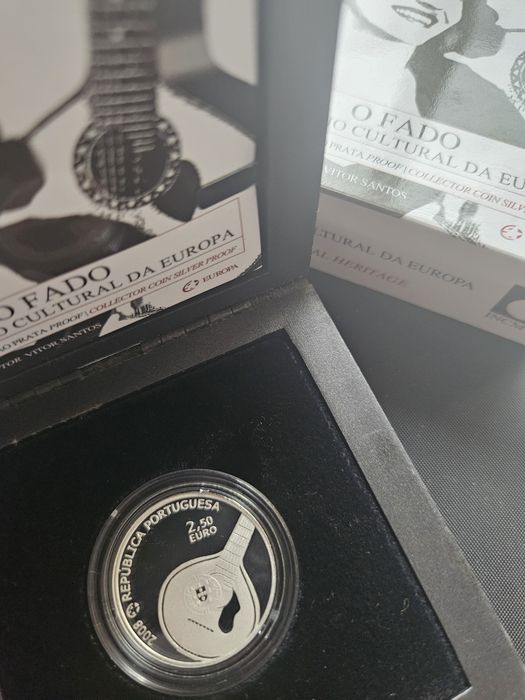 Moedas Prata Proof "O Fado"