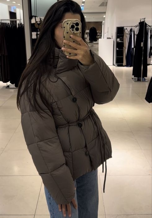 Пуховик Zara пух/перо