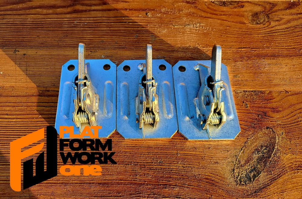 Zacisk sprężynowy żabka szalunkowa ocynk wzmocniona budowa