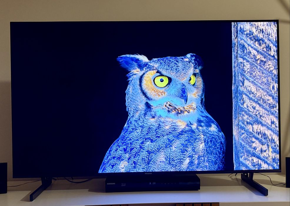 Smart TV Hisense 55" 4K Mini-LED + Som Samsung AV 2.1 Blu Ray 3D