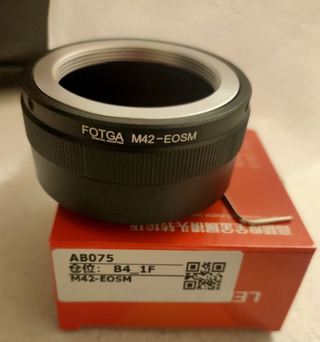 Переходник с м42 на Canon EOS M, Canon EOS R,  Olympus 4/3