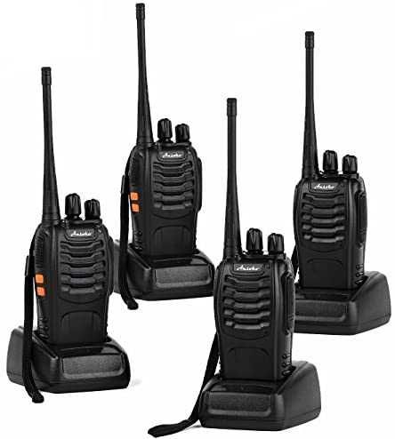 Pack 4 x Walkie Talkies -Intercomunicadores Rádio + Acessórios - PROMO