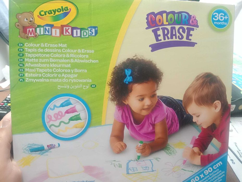 Tapete de Desenho Gigante Crayola Mini Kids 60x90cm - Completo