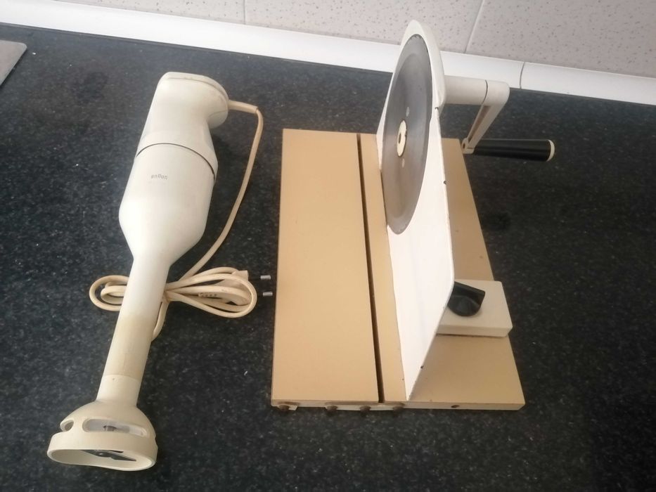 Máquina fiambreira e a varinha