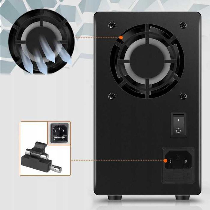 ZASILACZ laboratoryjny 30V 10A regulowany USB 5V + Miernik prądu