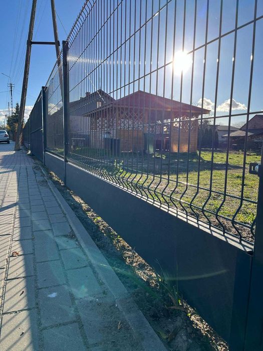 Najtaniej Ogrodzenie Panelowe ZESTAWY panel 3D słupek obejmy KOMPLET