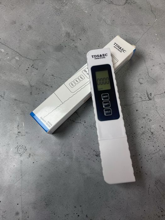 Цифровий тестер якості води 3в1 TDS/EC/Температура | Вимірювач солей та електропровідності | Відправка сьогодні