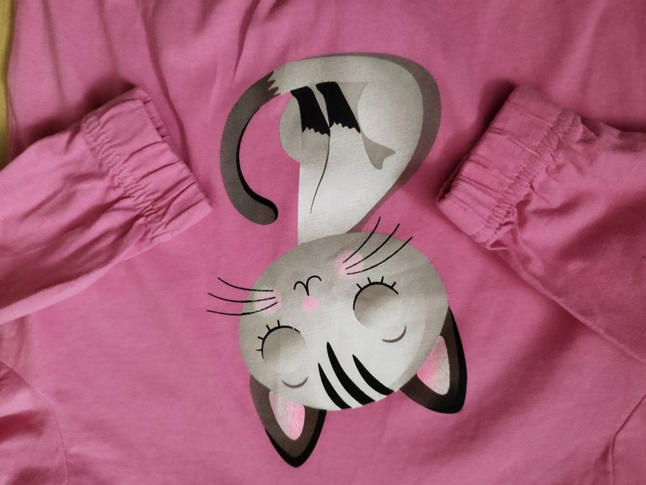 Bluza z kotkiem dla dziewczynki 3-4 lata