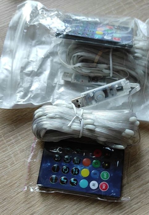 Новогодняя гирлянда на ёлку, новорічніа гірлянда.