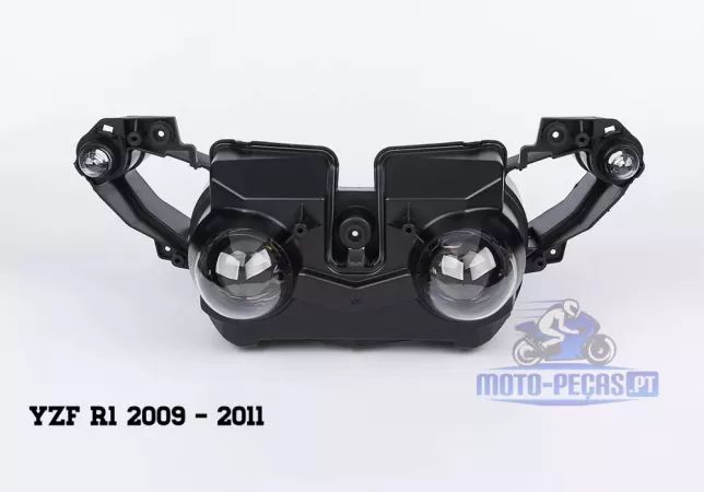 Farol Yzf R1 ano 09 - 11 óptica Yamaha nova para entrega