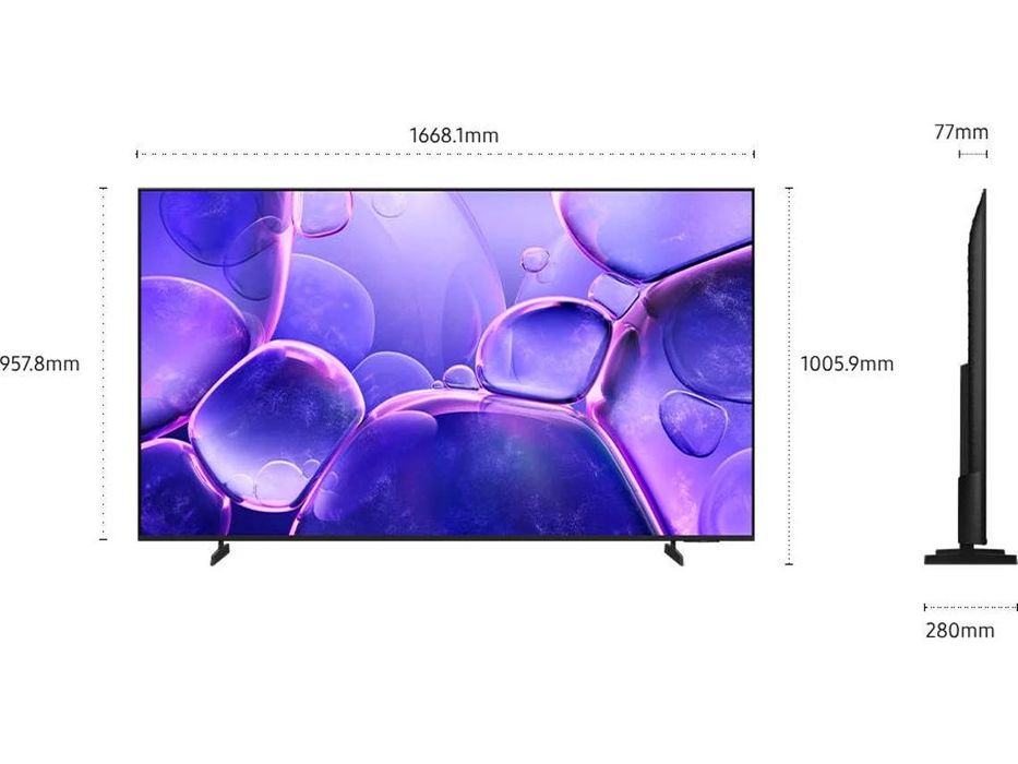 Smart TV Samsung - Crystal UHD 4K- 75''