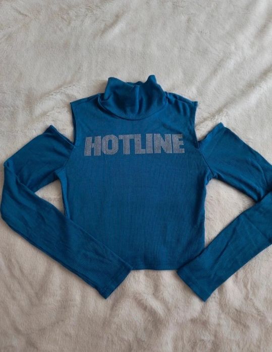 Damski niebieski top