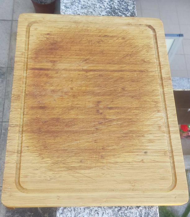 Tábua de cortar em bambu