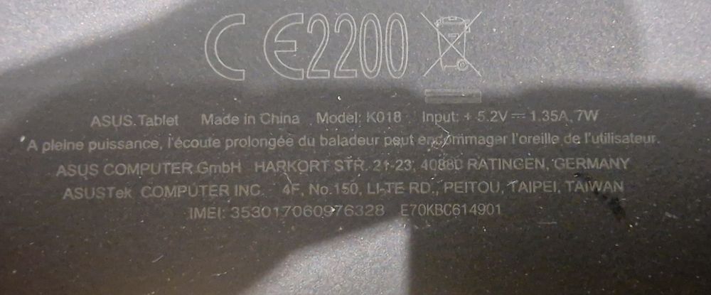 Asus transformerpad tf103