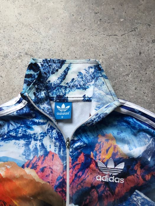 Оригінальна зіпка Adidas зіп-худі з гарним дизайном розміру S-M