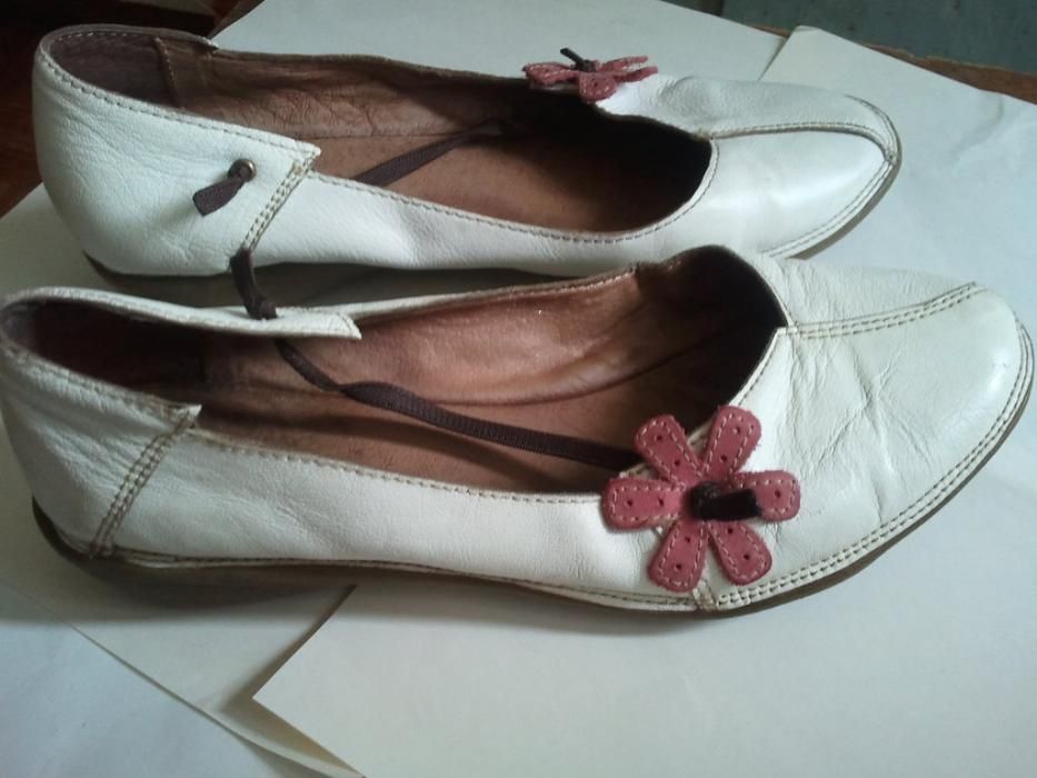 туфли , балетки ,кожа ,по стельке 22.8 - 23 см