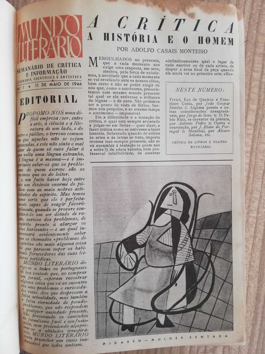 Mundo Literário 1946 – Volume completo nº 1–34
