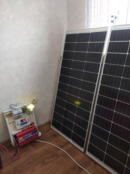 Сонячна станція зібрана.