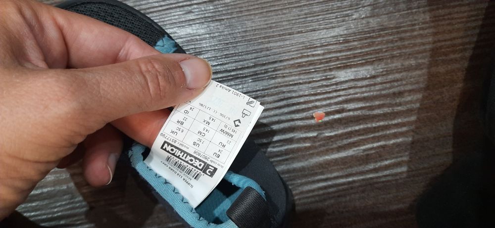 Decathlon Slipper 110 24 do wody gimnastyki kapcie super elastyczne