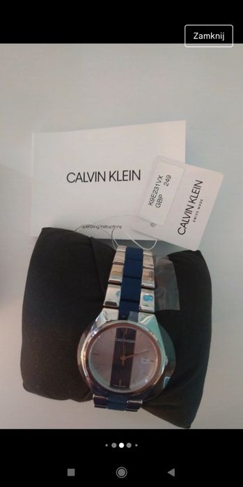 Zegarek Calvin Klein Kontrast