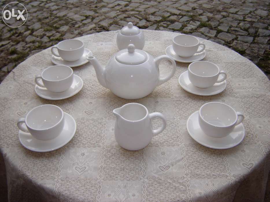 Serviços de chá,café e muito mais louça