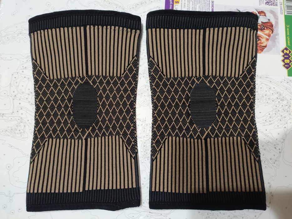 Наколінники copper 2 штуки еластичний бандаж на коліно