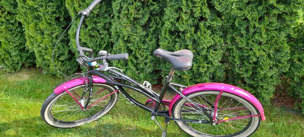 Rower 26 KANDS SYDNEY ALU. CTB K V. NEXUS 3 bieg. czarno-różowy