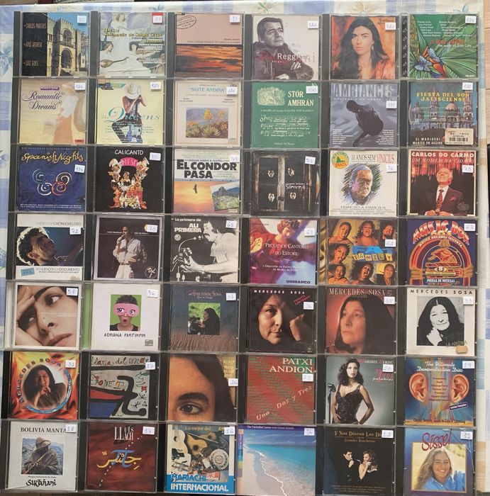 Coleção 82 Cds imperdíveis world music, portuguesa e clássica